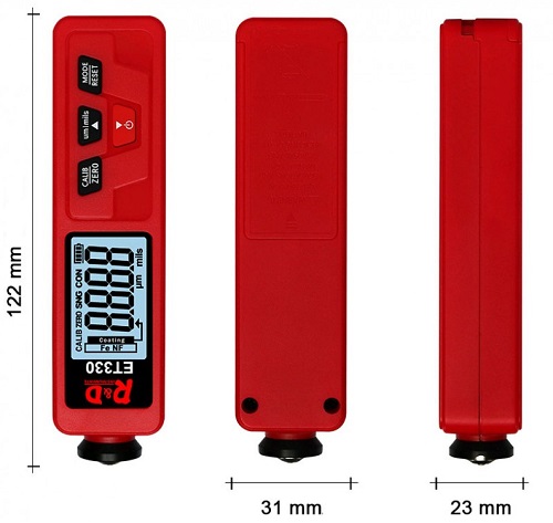Толщиномер лакокрасочного покрытия R&D ET330 Red