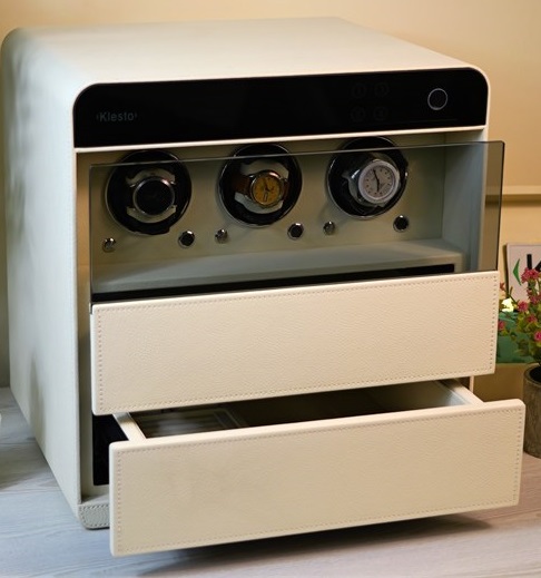 Сейф Klesto JSM-3 для часов и украшений, слоновая кость