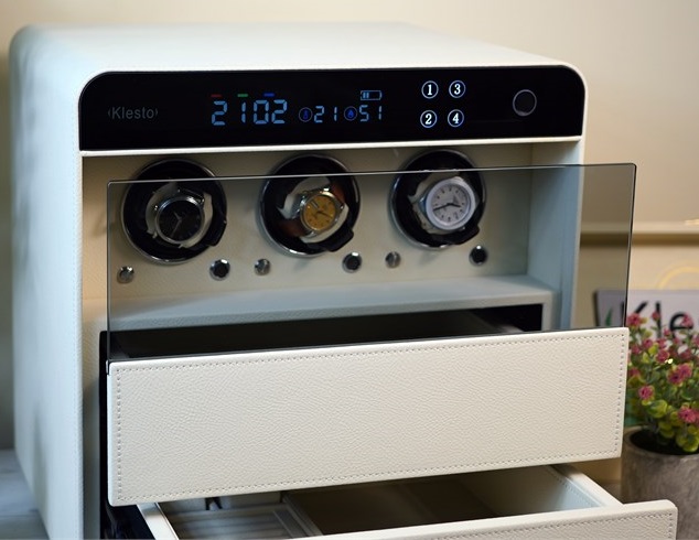 Сейф Klesto JSM-3 для часов и украшений, слоновая кость