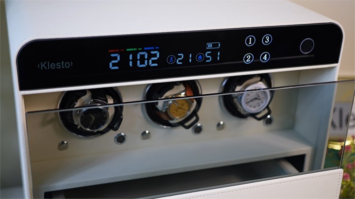 Сейф Klesto JSM-3 для часов и украшений, слоновая кость