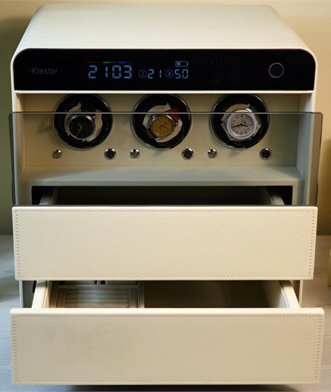 Сейф Klesto JSM-3 для часов и украшений, слоновая кость