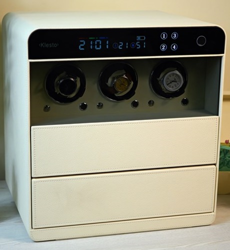 Сейф Klesto JSM-3 для часов и украшений, слоновая кость