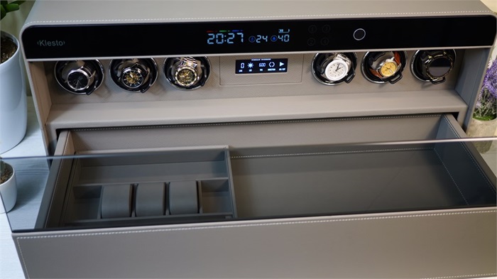 Сейф Klesto JSM-6 для часов и украшений, дымчатый серый