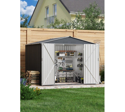 Металлический хозблок Klesto MS-246 графит