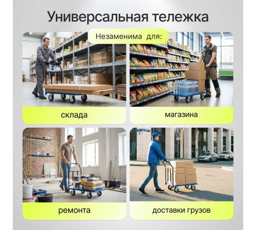 Тележка платформенная КП-300-125-И