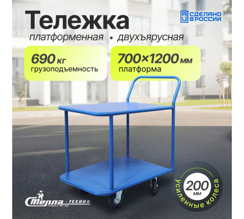 Тележка платформенная КП-2-М-200-И